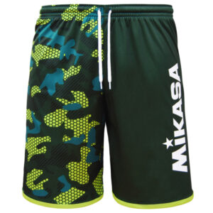 MIKASA Beachvolleyball Shorts Camouflage Herren grün S