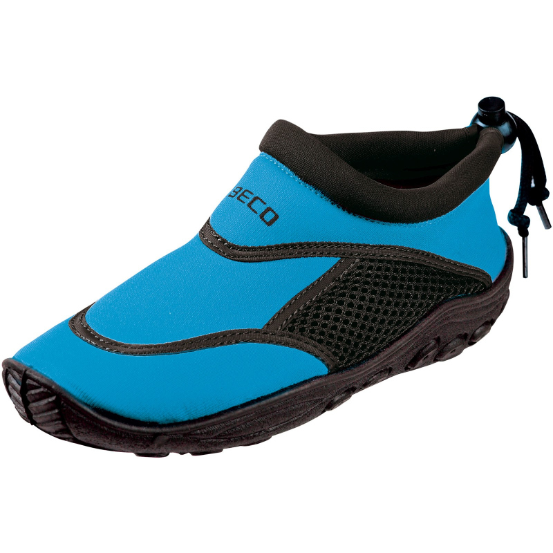 Beco Surf- und Badeschuhe Kinder 660 - türkis/schwarz 24