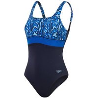 SPEEDO Damen Schwimmanzug SPDSCU CNTR ECLPS PT 1PC AF NAVY/BLUE