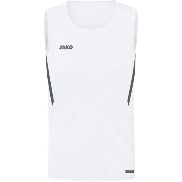 JAKO Challenge Tanktop Kinder weiß/anthra light 140