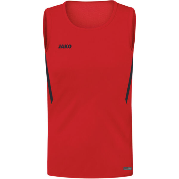 JAKO Challenge Tanktop Kinder rot/schwarz 164