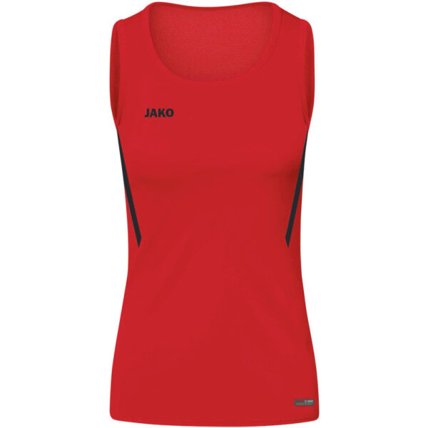 JAKO Challenge Tanktop Damen rot/schwarz 38