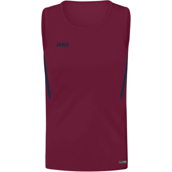 JAKO Challenge Tanktop Kinder maroon/marine 140