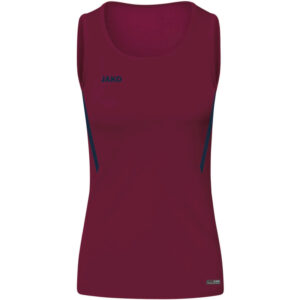 JAKO Challenge Tanktop Damen maroon/marine 34