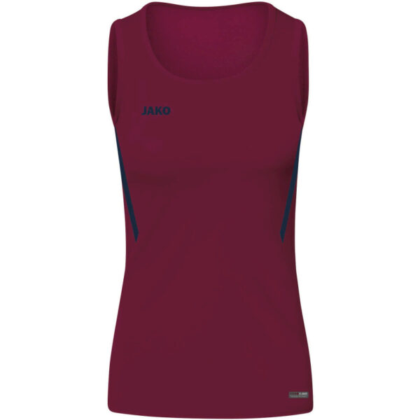 JAKO Challenge Tanktop Damen maroon/marine 34