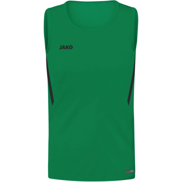 JAKO Challenge Tanktop Kinder sportgrün/schwarz 140