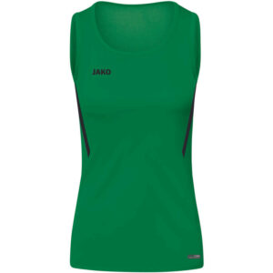 JAKO Challenge Tanktop Damen sportgrün/schwarz 36