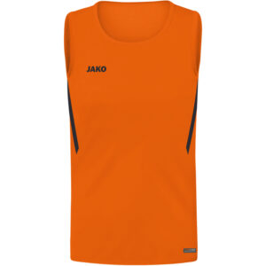 JAKO Challenge Tanktop Kinder neonorange/schwarz 140