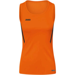 JAKO Challenge Tanktop Damen neonorange/schwarz 34