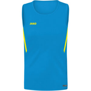 JAKO Challenge Tanktop Kinder JAKO blau/neongelb 140