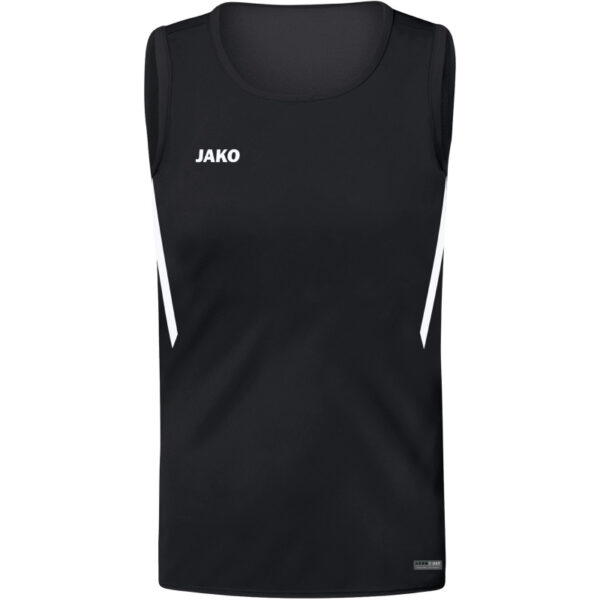 JAKO Challenge Tanktop Kinder schwarz/weiß 164