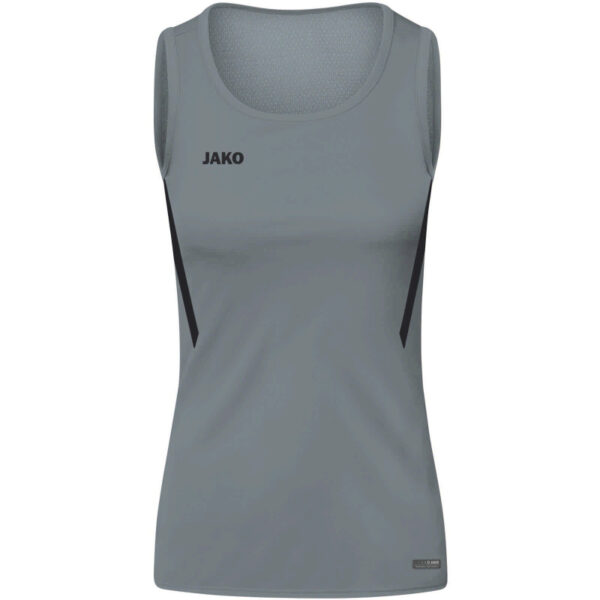 JAKO Challenge Tanktop Damen steingrau/schwarz 36