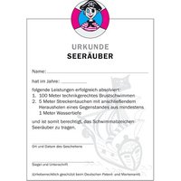 Schwimmurkunde "Seeräuber"